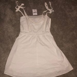 Super Cute Ivory Woven Dress